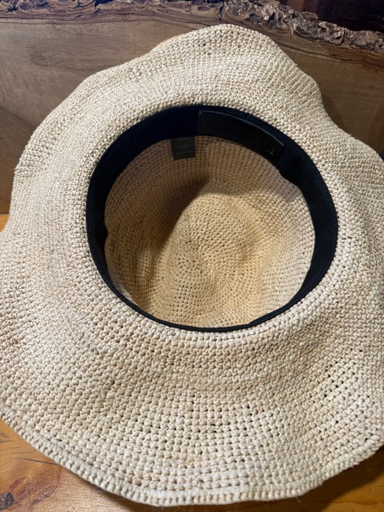 Janessa Leone packable Sacha Hat in Natural never worn - Picture 7 of 13